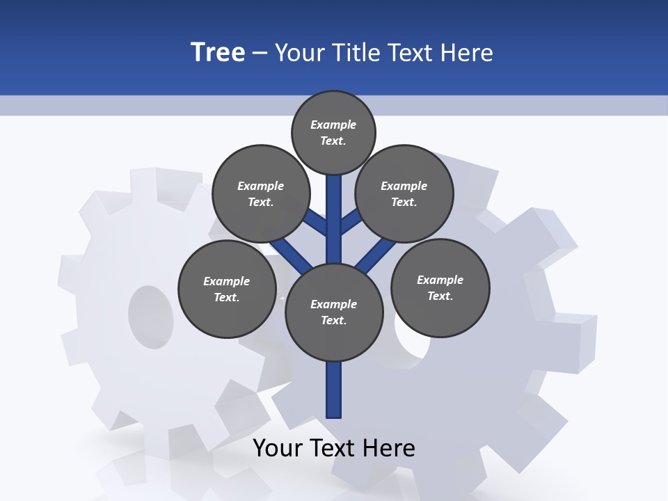 Abstraction Computer Generated Teamwork PowerPoint Template