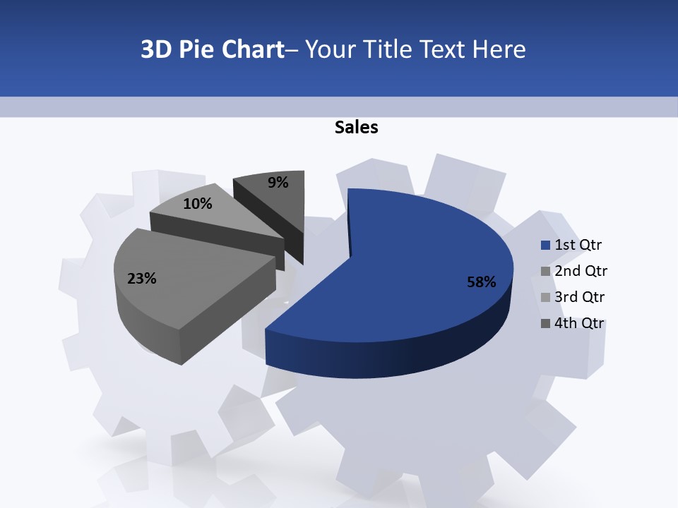 Abstraction Computer Generated Teamwork PowerPoint Template