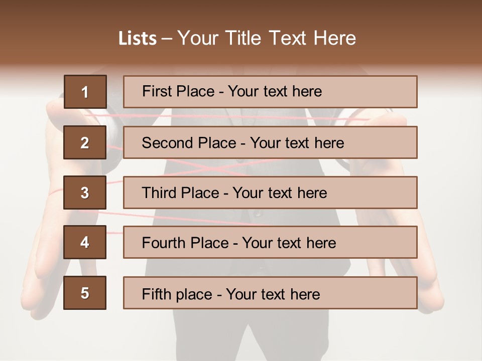 Web Lash Symbol PowerPoint Template