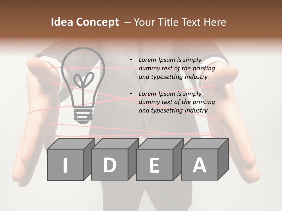 Web Lash Symbol PowerPoint Template