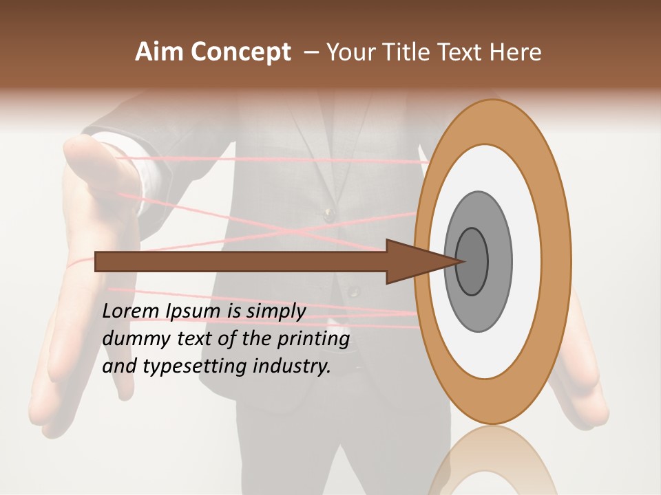 Web Lash Symbol PowerPoint Template