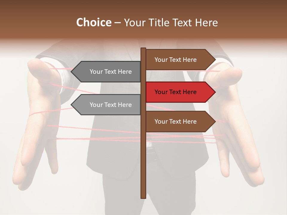 Web Lash Symbol PowerPoint Template