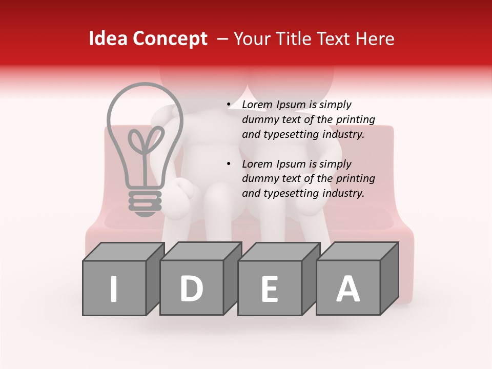 Human Render Icon PowerPoint Template