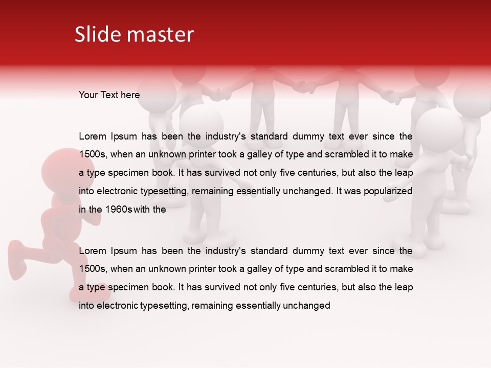 Community Group Puppets PowerPoint Template