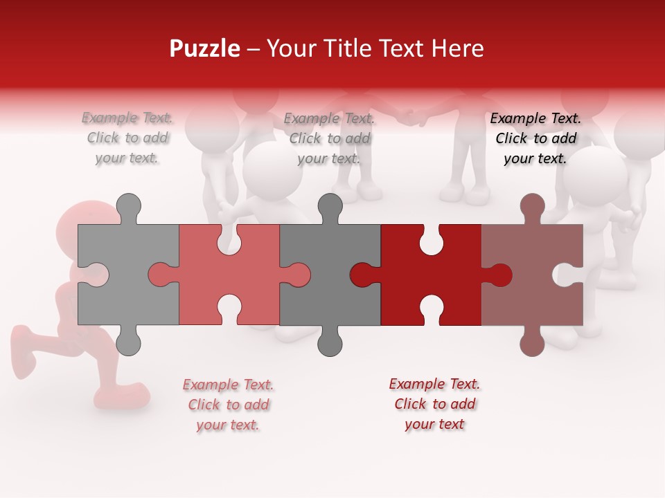 Community Group Puppets PowerPoint Template