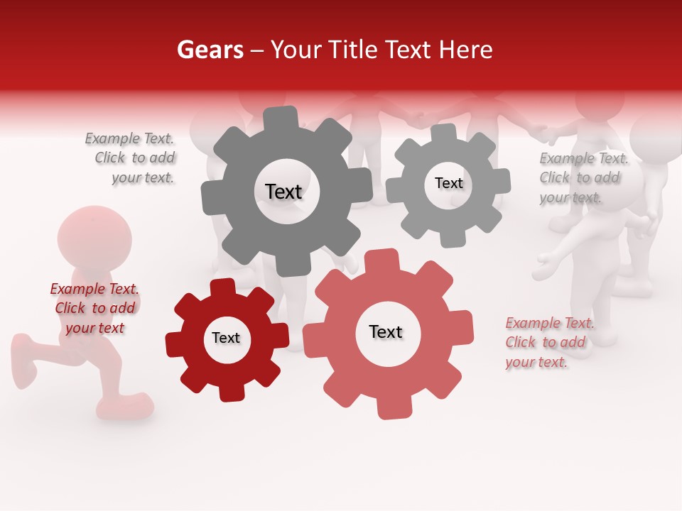 Community Group Puppets PowerPoint Template