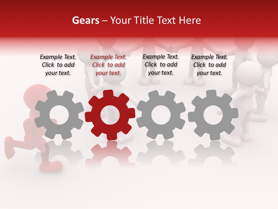 Community Group Puppets PowerPoint Template