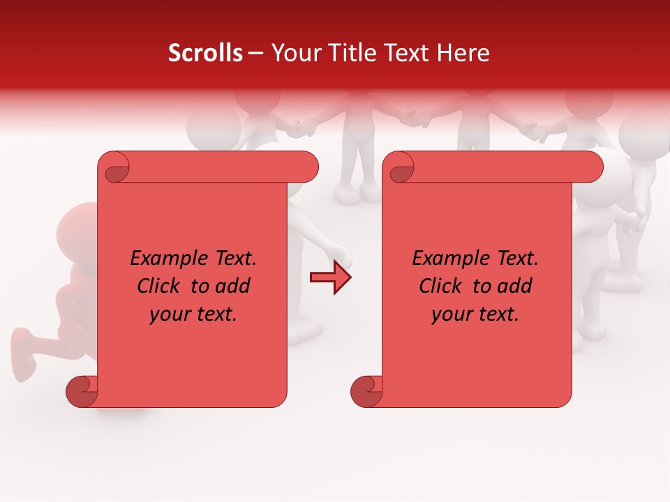 Community Group Puppets PowerPoint Template