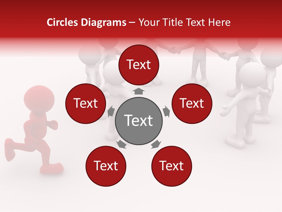 Community Group Puppets PowerPoint Template