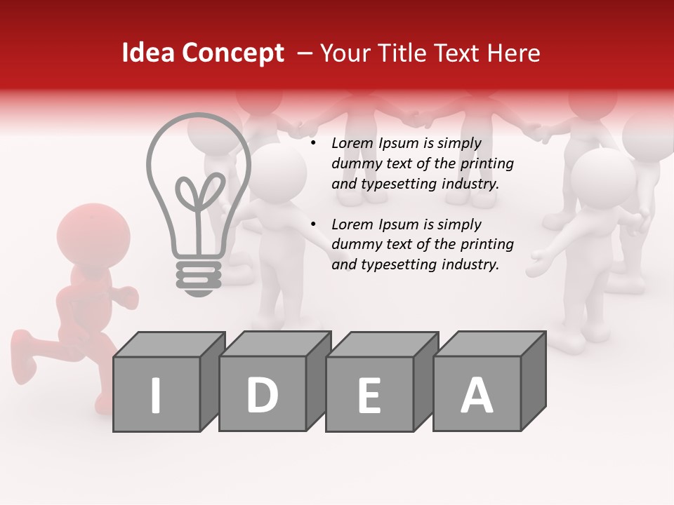 Community Group Puppets PowerPoint Template