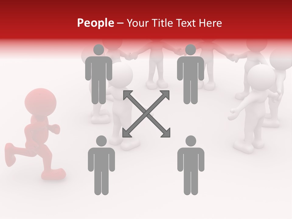 Community Group Puppets PowerPoint Template