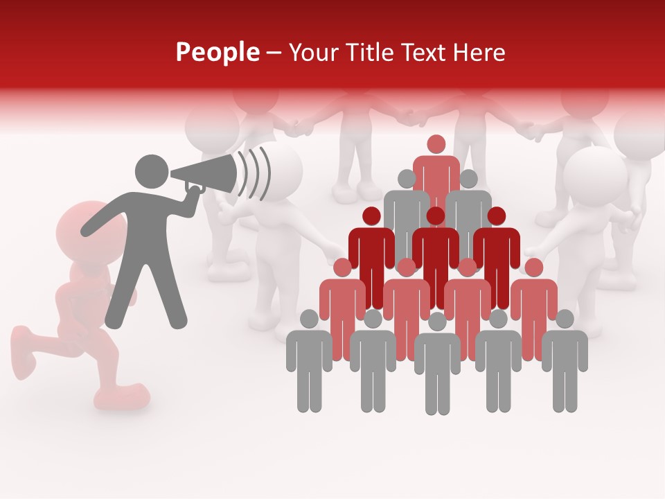 Community Group Puppets PowerPoint Template