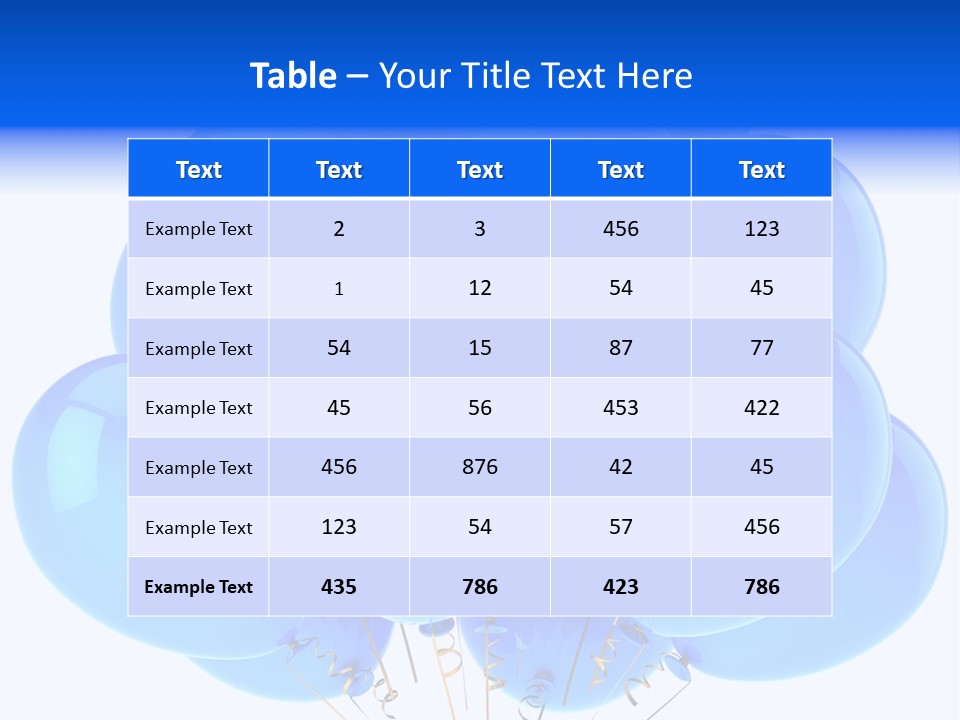 Birthday Happiness PowerPoint Template