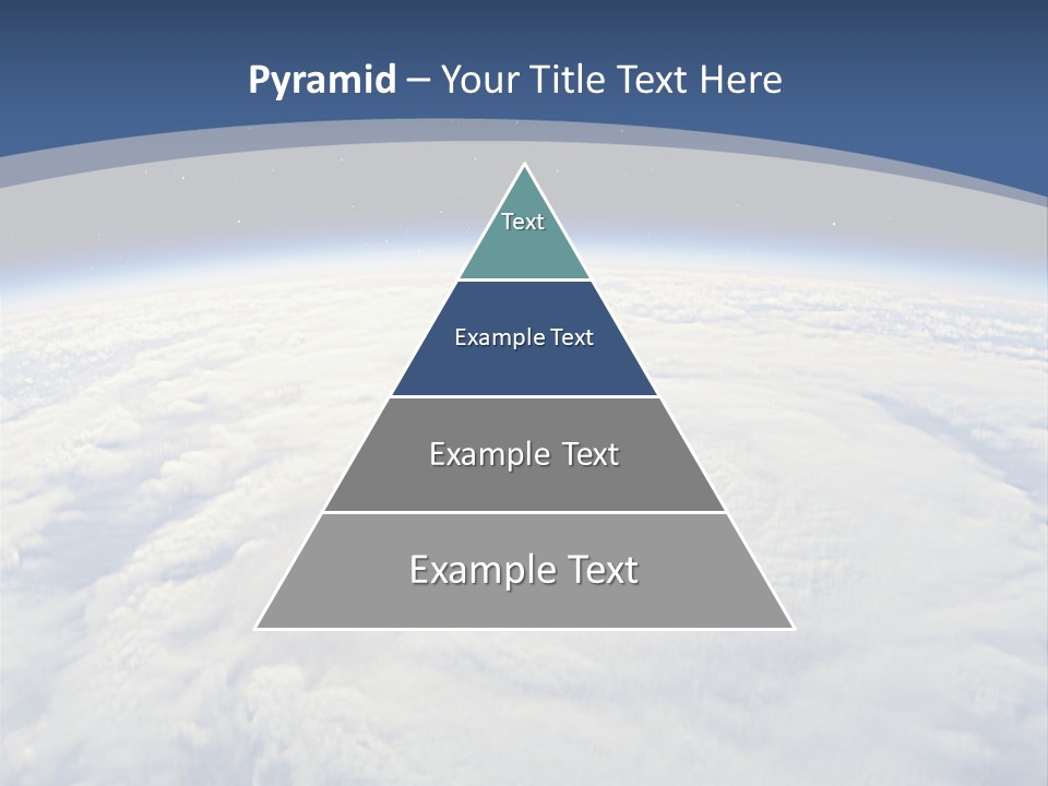 Blue Hurricane Tornado PowerPoint Template
