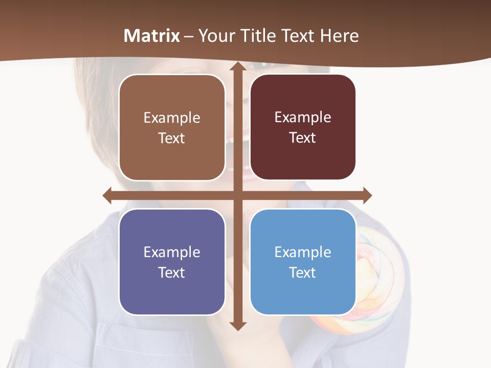 Candy Baby Studio PowerPoint Template