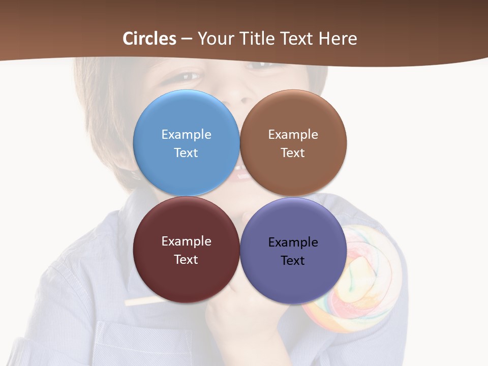 Candy Baby Studio PowerPoint Template