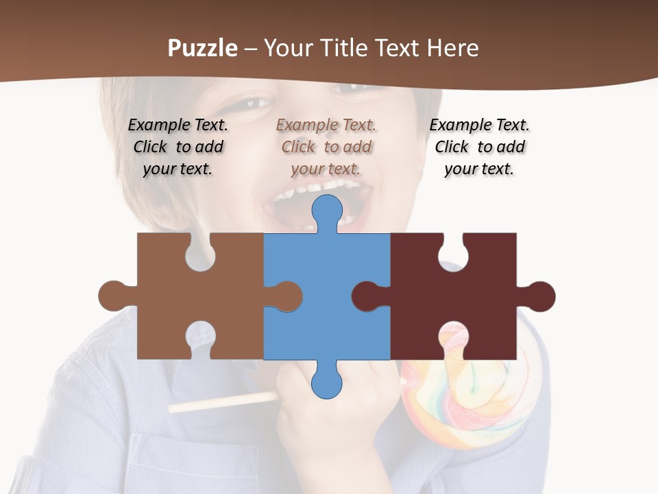 Candy Baby Studio PowerPoint Template