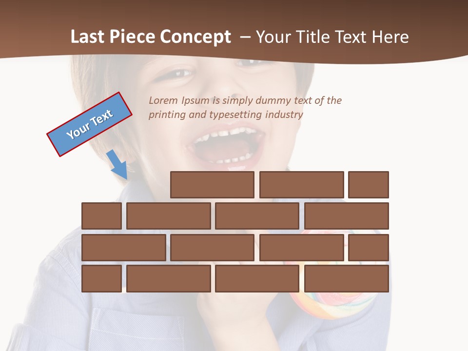 Candy Baby Studio PowerPoint Template