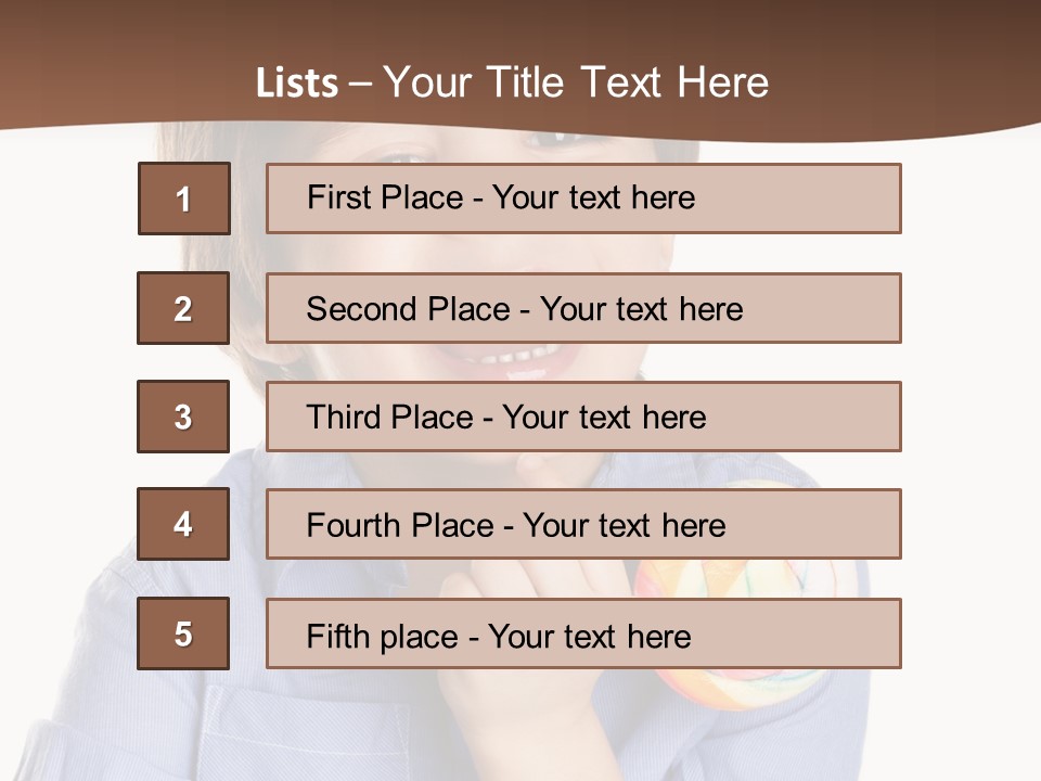 Candy Baby Studio PowerPoint Template