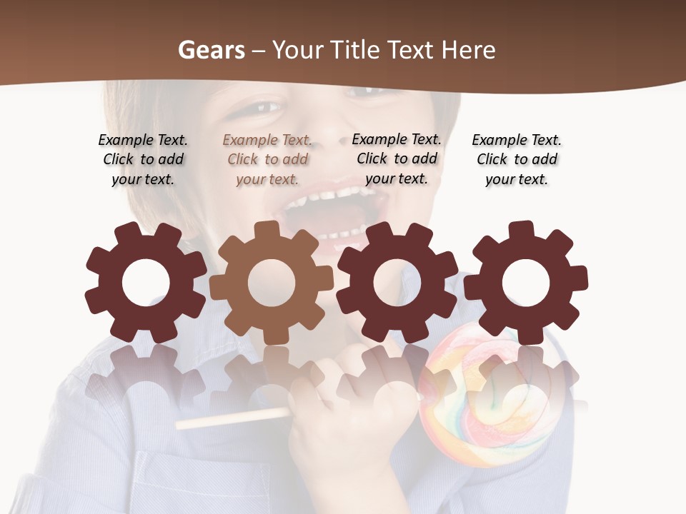 Candy Baby Studio PowerPoint Template