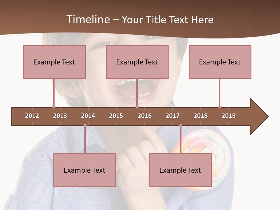 Candy Baby Studio PowerPoint Template