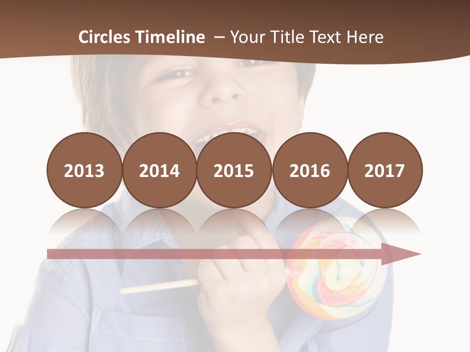 Candy Baby Studio PowerPoint Template