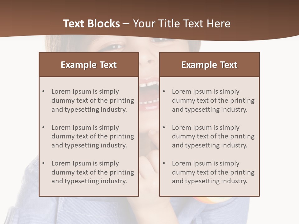 Candy Baby Studio PowerPoint Template