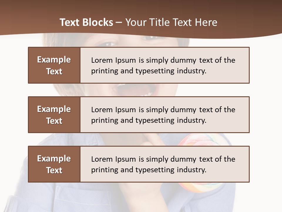 Candy Baby Studio PowerPoint Template