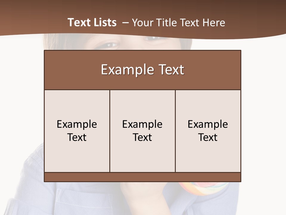 Candy Baby Studio PowerPoint Template