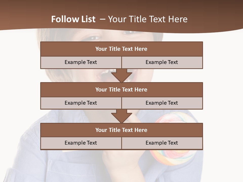 Candy Baby Studio PowerPoint Template