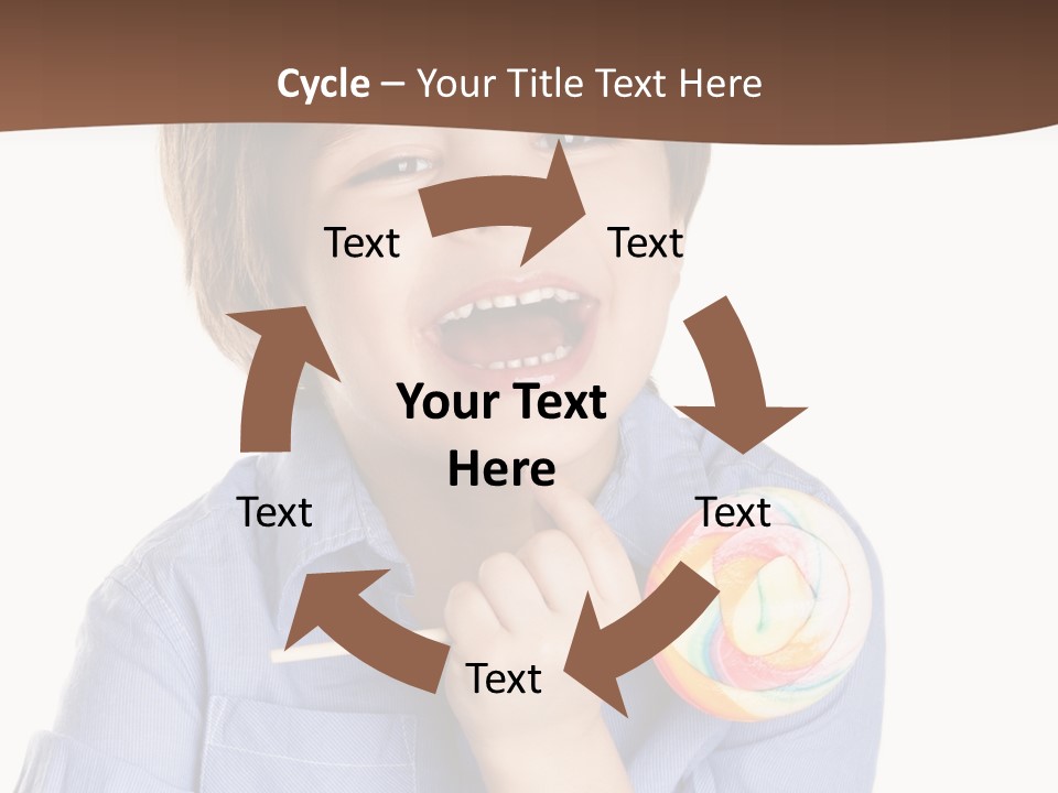 Candy Baby Studio PowerPoint Template