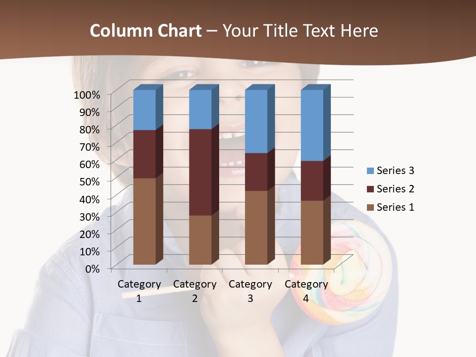 Candy Baby Studio PowerPoint Template