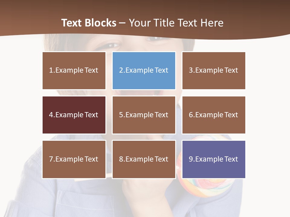 Candy Baby Studio PowerPoint Template