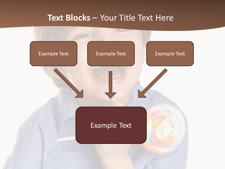 Candy Baby Studio PowerPoint Template