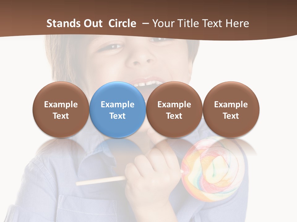 Candy Baby Studio PowerPoint Template