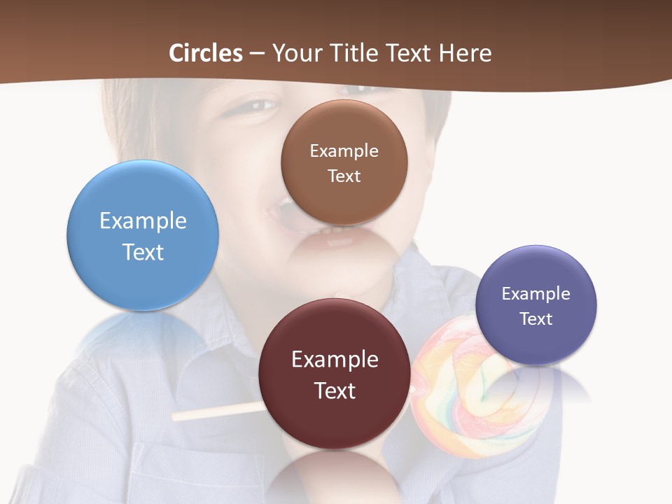 Candy Baby Studio PowerPoint Template