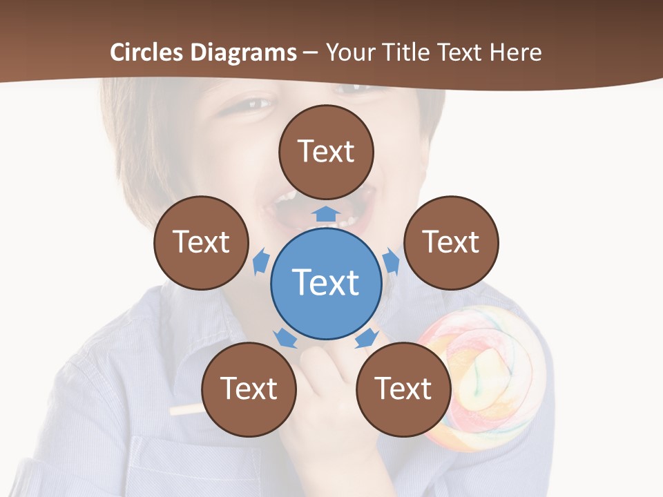 Candy Baby Studio PowerPoint Template