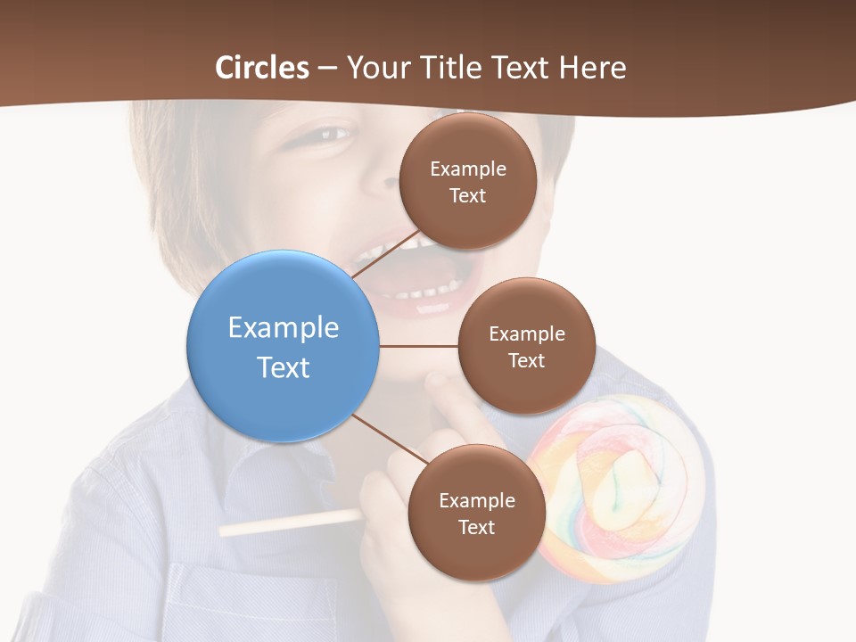 Candy Baby Studio PowerPoint Template