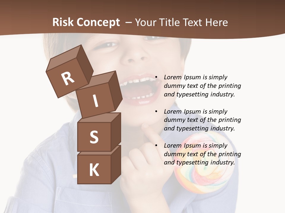 Candy Baby Studio PowerPoint Template