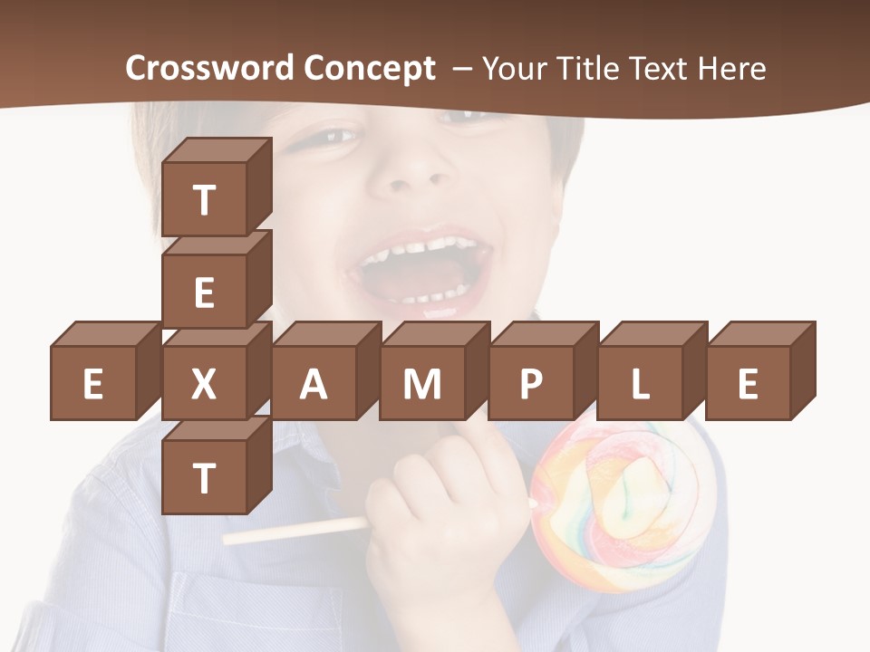 Candy Baby Studio PowerPoint Template