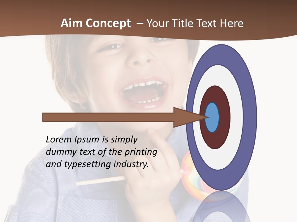 Candy Baby Studio PowerPoint Template