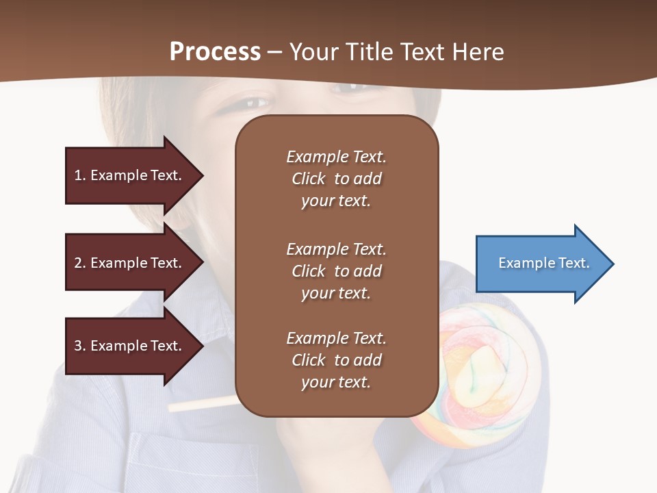 Candy Baby Studio PowerPoint Template