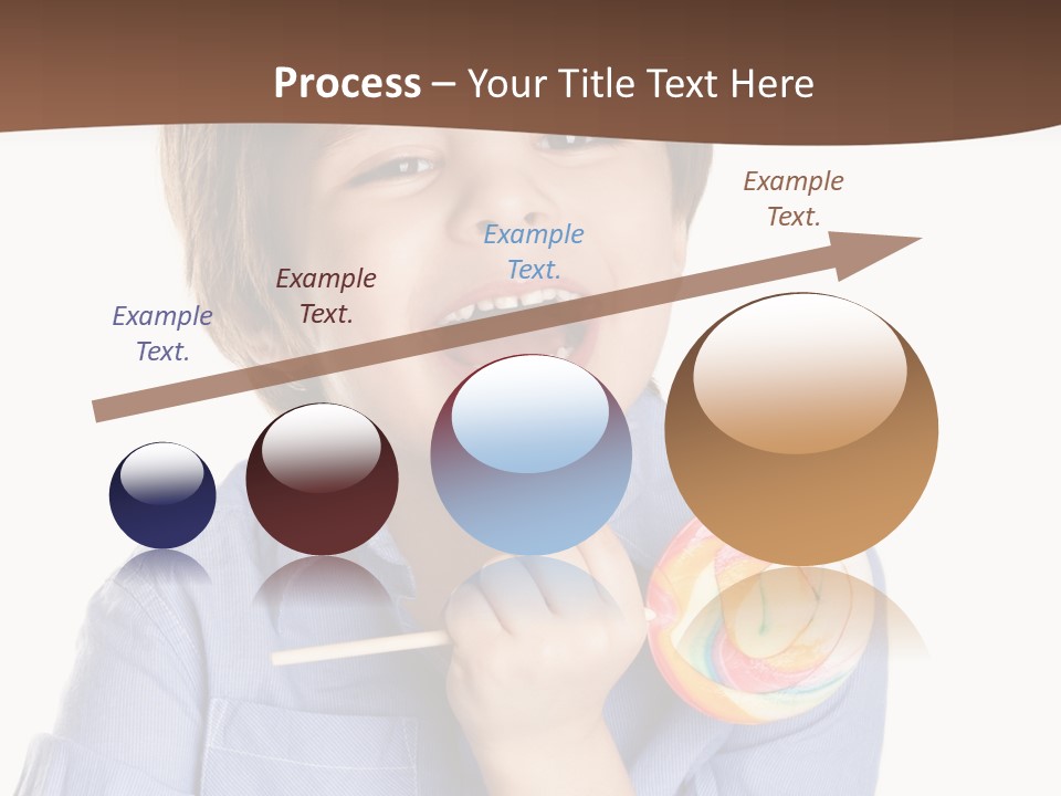 Candy Baby Studio PowerPoint Template