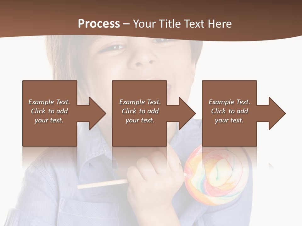 Candy Baby Studio PowerPoint Template