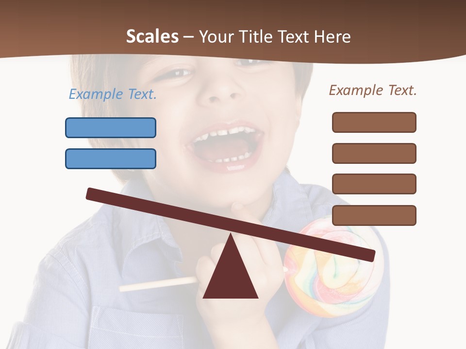 Candy Baby Studio PowerPoint Template