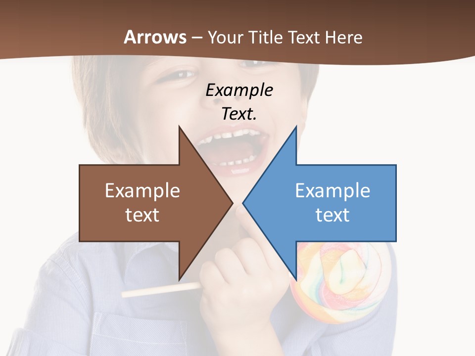 Candy Baby Studio PowerPoint Template