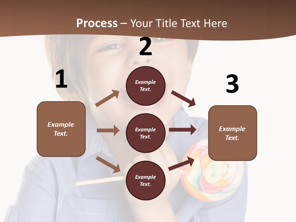 Candy Baby Studio PowerPoint Template