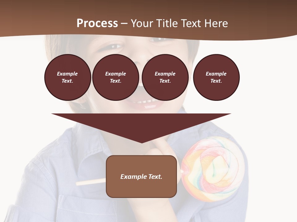 Candy Baby Studio PowerPoint Template