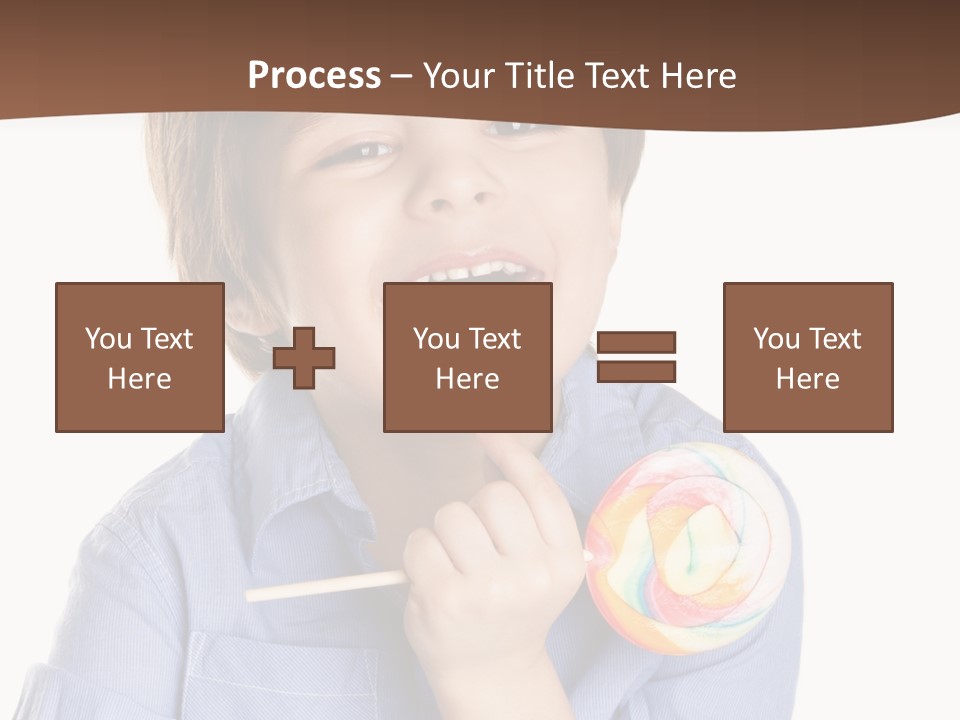 Candy Baby Studio PowerPoint Template