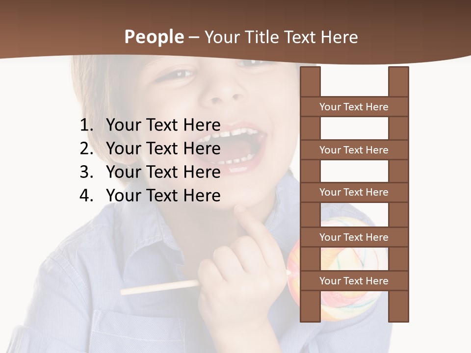 Candy Baby Studio PowerPoint Template